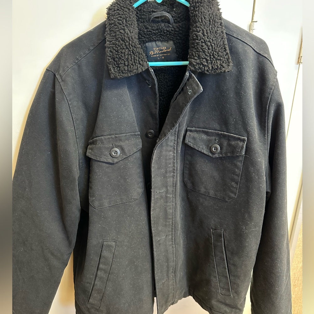 black jean jacket!